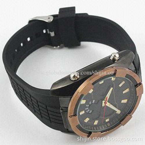 Men silicone strap multifunction watches